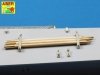 Aber 16052 Barrel cleaning rods with brackets for Tiger II (1:16)